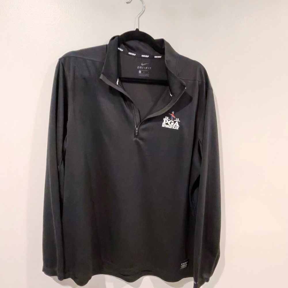 Nike Black Zip Up Sweater